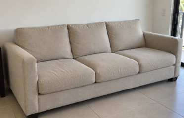 3-Seater Beige Sofa