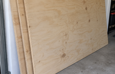 3 Sheets of 1/2" Plywood